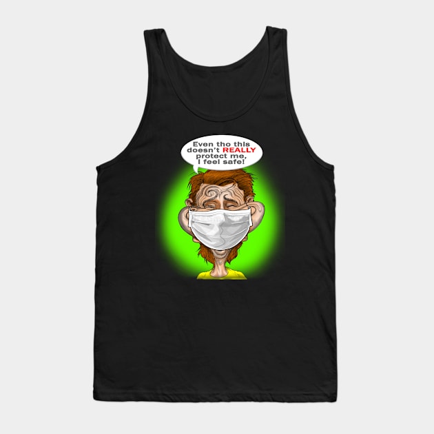 Mask Hysteria Tank Top by the Mad Artist